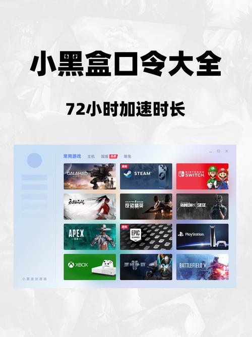 小黑盒加速器兑换码版图标