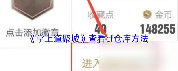 cf掌上道聚城怎么看仓库