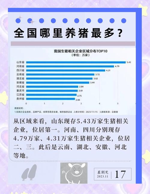 养猪最多的省份排名