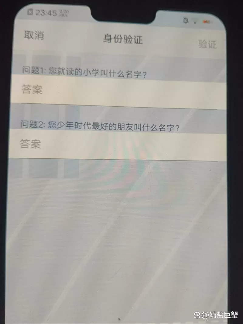vivo自带密保答案小学