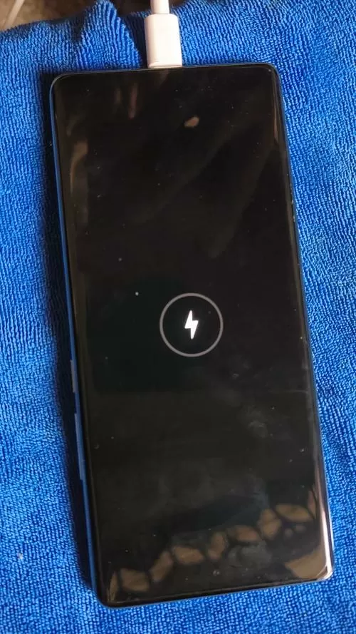 oppo手机充电白色闪电是什么意思