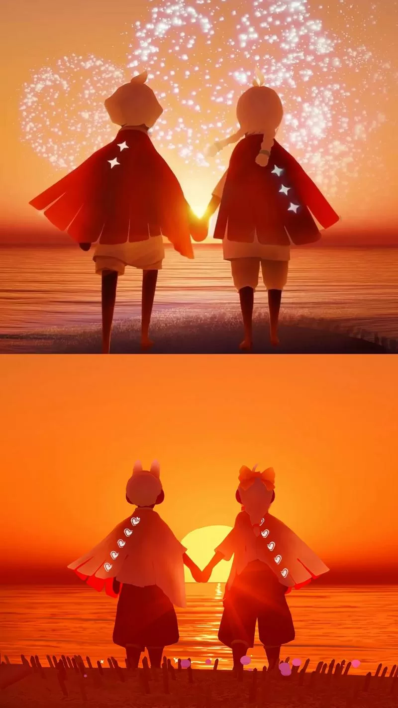 光遇偷偷走路的动作