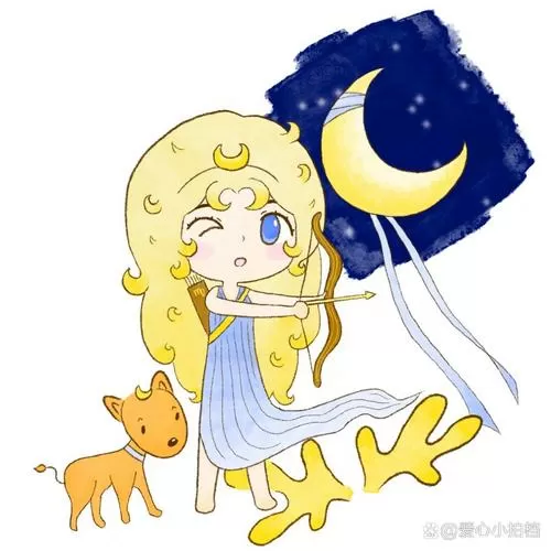 月亮女神头像
