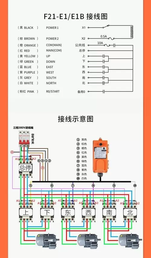 起重机遥控器接线图图标