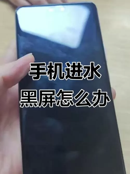 红米手机进水了黑屏了怎么处理