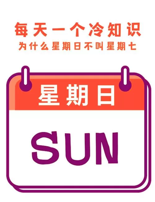 星期日为啥不叫星期七