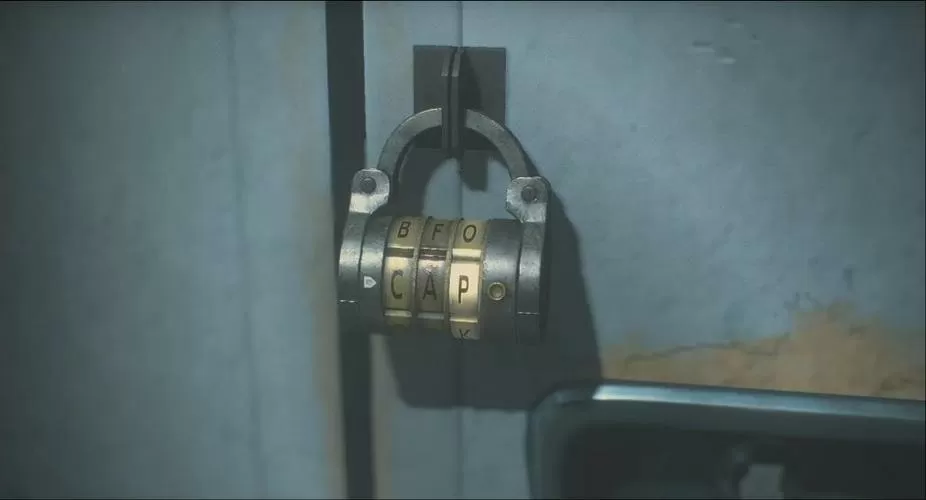 生化危机2重制版警察局二楼密码锁