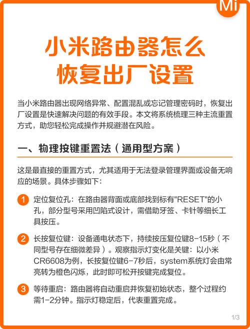 怎么把小米路由器恢复出厂设置