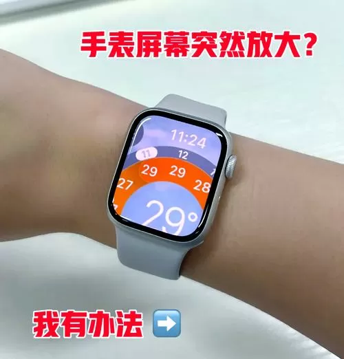 苹果手表放大了怎么缩小