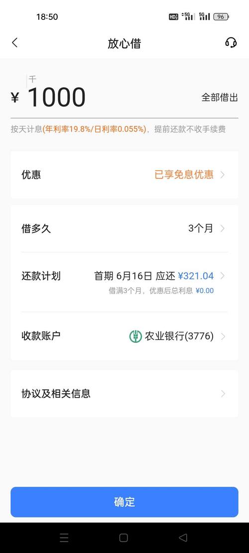 优惠借