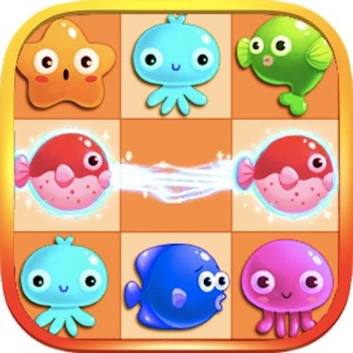 海滨萌宠连连看红