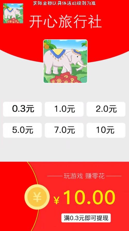 开心旅行社红包版