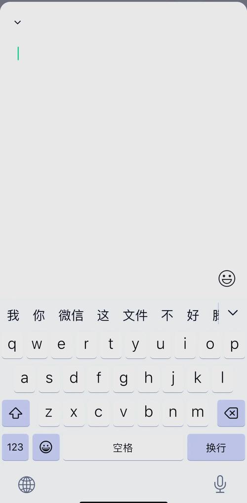 手机微信打字框里面字很小