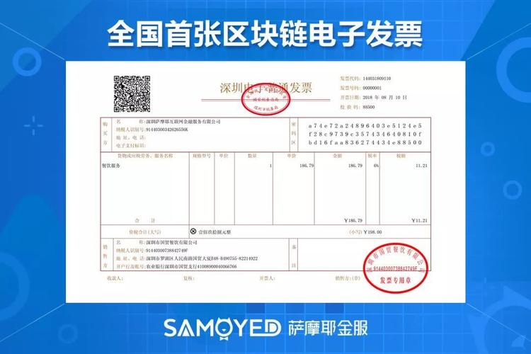 区块链电子发票申