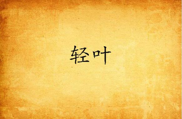 轻叶小说全文免费