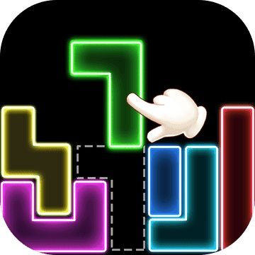 荧光方块拼图