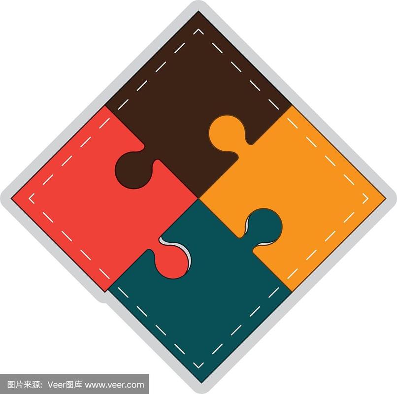 简易脑块拼图