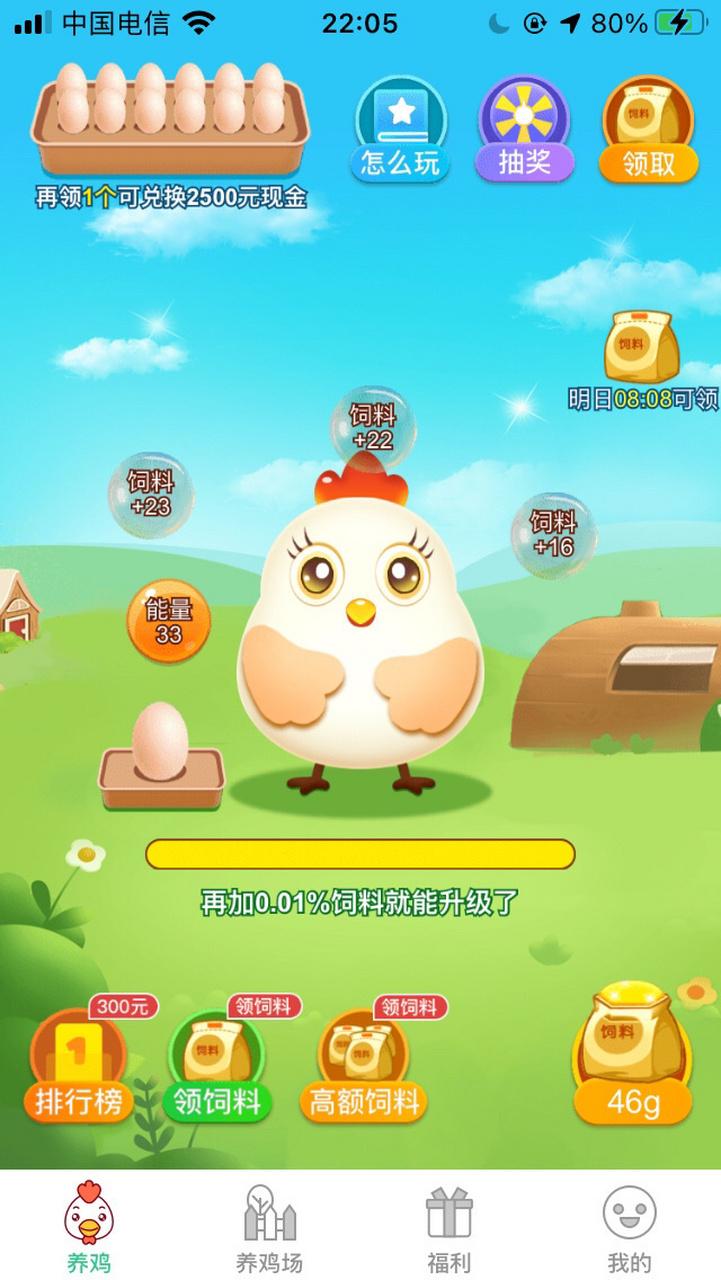 欢乐养鸡赚金游戏