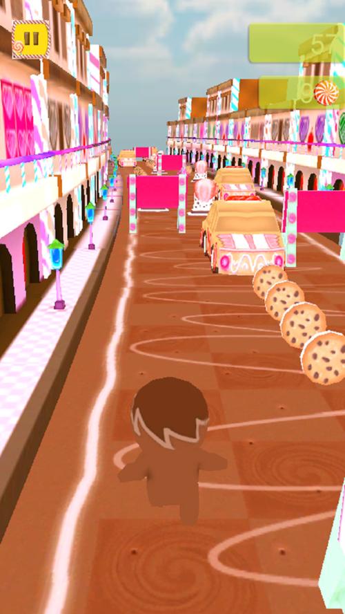 糖果人跑步3D游