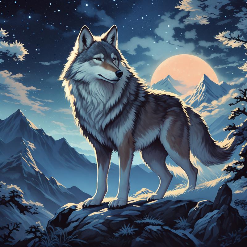 狼与月WolfA