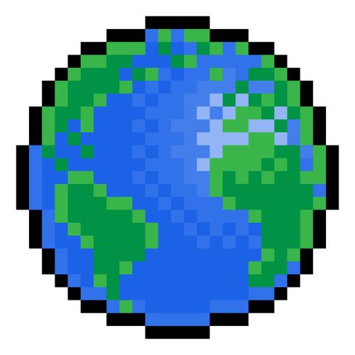 创造像素地球