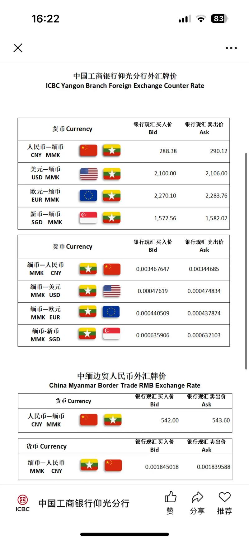 外汇牌价查询官网