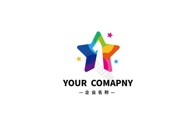 爆破的彩色星星赚