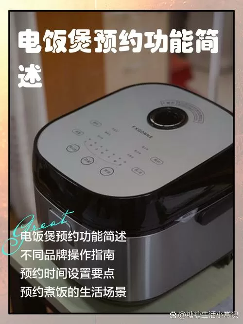 小熊电饭煲预约教程