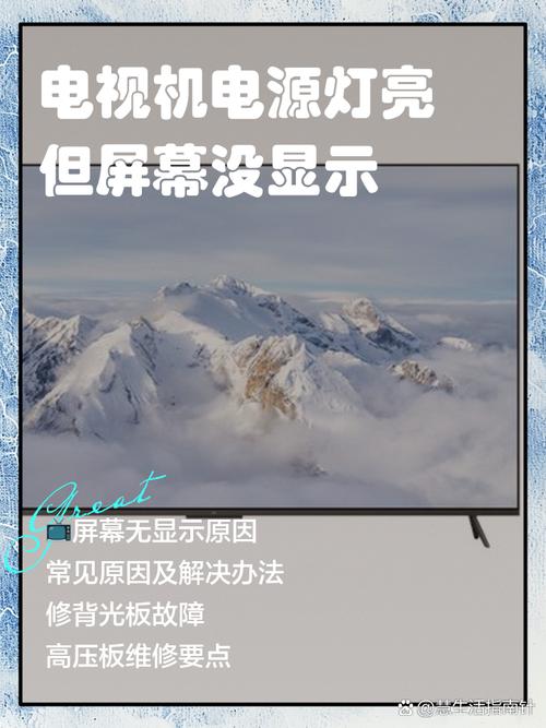 电视电源灯亮但是电视打不开
