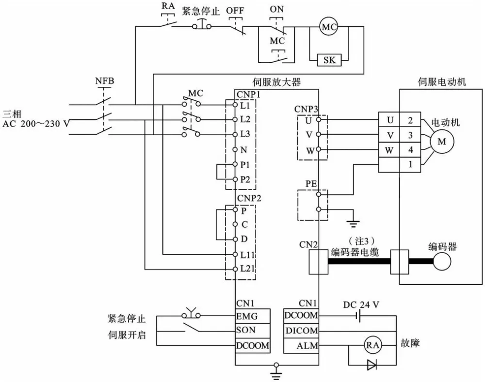 伺服控制器接线图