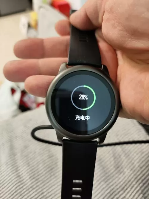 小米手表充电一直显示充电图标