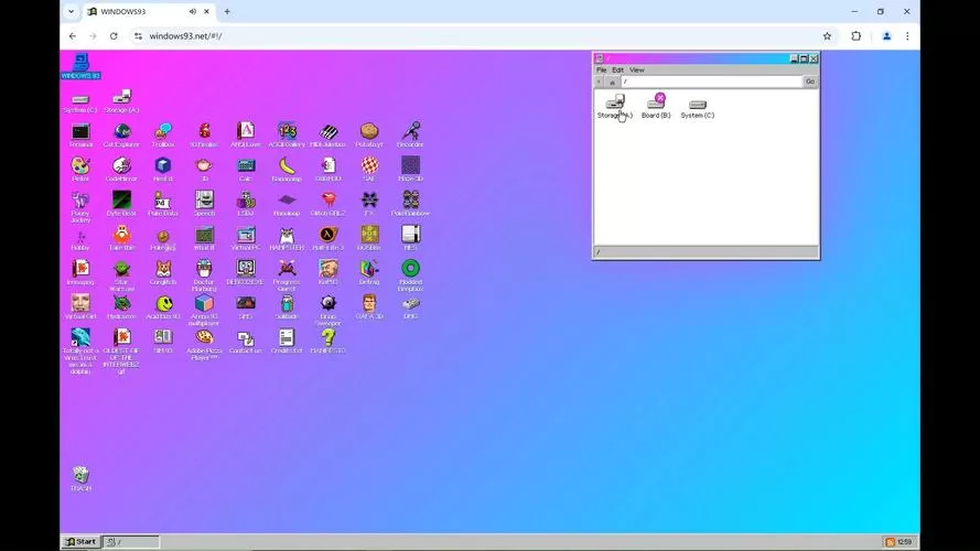 windows93模拟器网页版