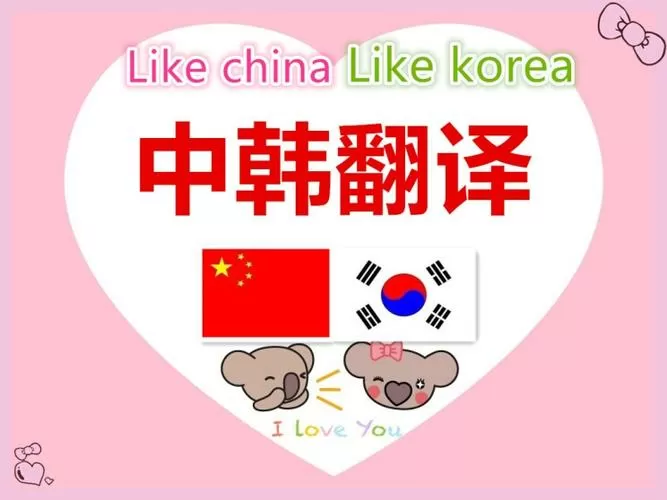 中韩文字翻译