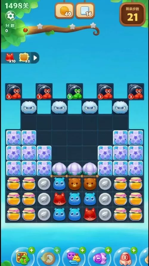 开心消消乐1498关怎么过