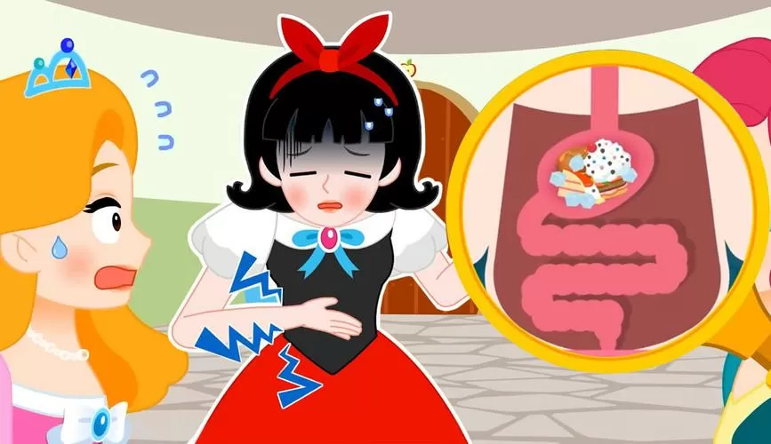 动漫公主肚子疼拉肚子缩略图