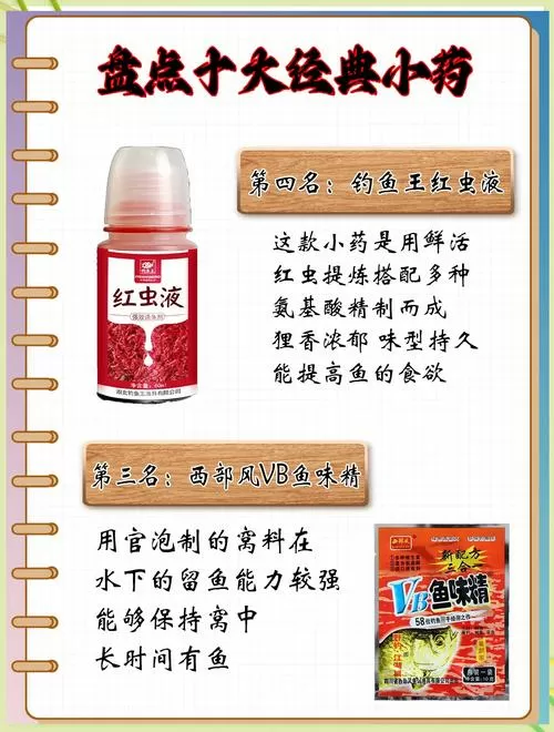 十大钓鱼小药排行榜
