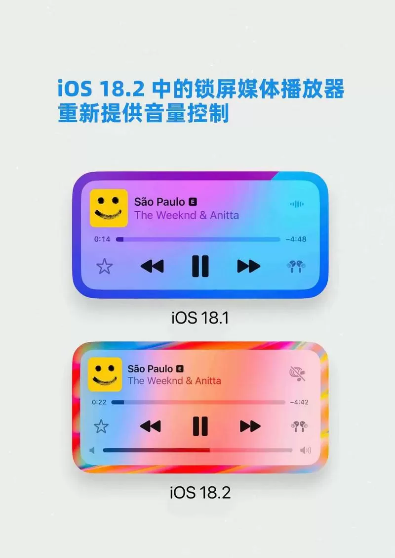 苹果锁屏一直显示播放器