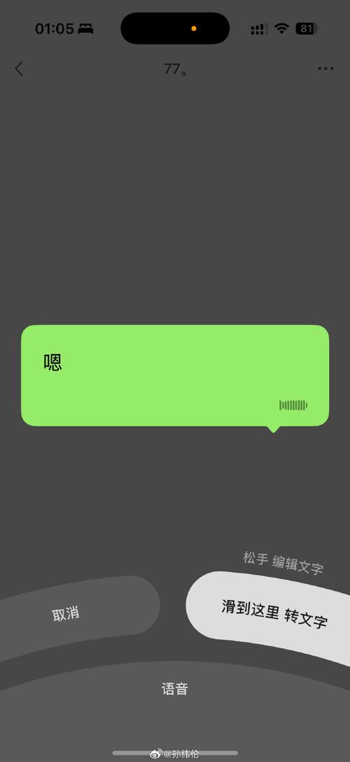 微信发完语音弹出音量界面
