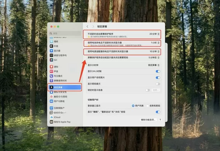 苹果电脑怎么设置熄灭屏幕时间