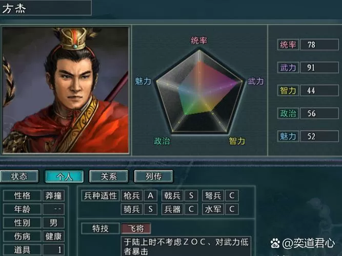 三国群英传10级各种官职技能