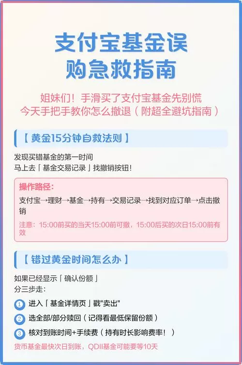 不小心买了基金退不了怎么办