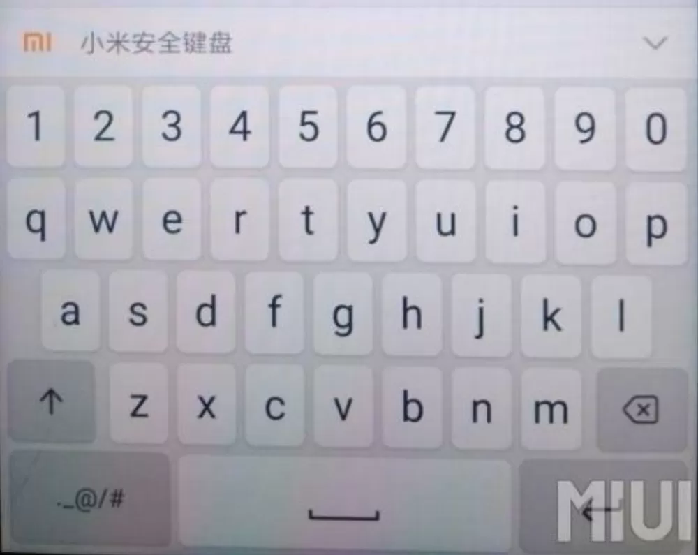 小米安全键盘怎么切换中文