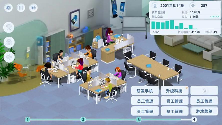 手机帝国-v3.87(破解无限金币版-招揽团队管理企业研究开发智能手机)