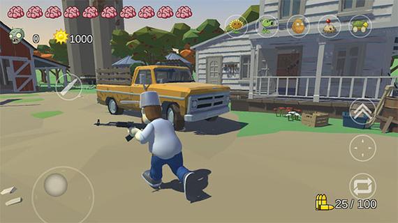 105503戴夫有枪植物大战僵尸3D射击1
