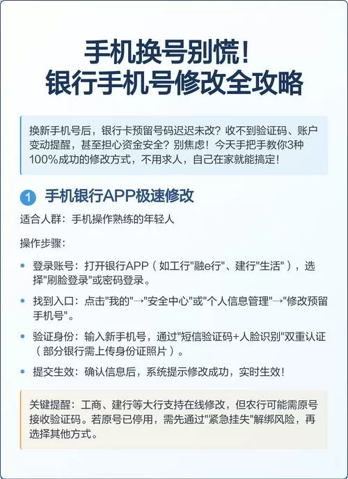 手机号和银行预留的不一样怎么办