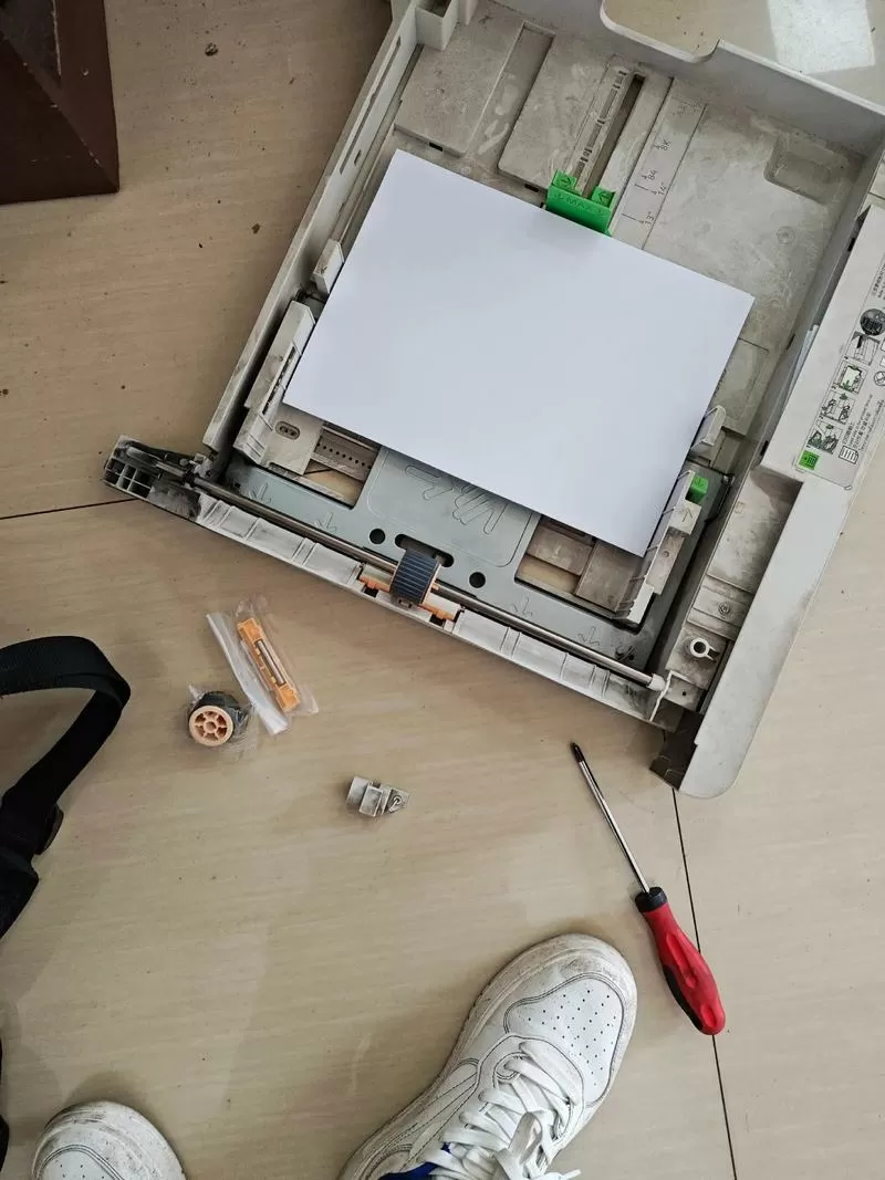 惠普打印机分页器怎么拆截图