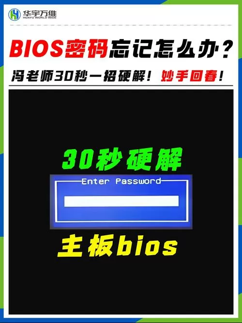 bios忘记密码怎么办