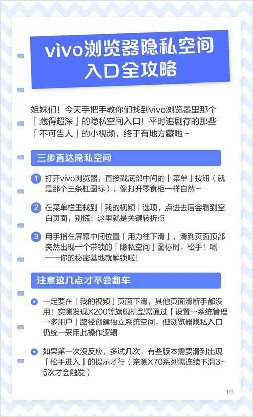 vivo浏览器的隐私空间在哪里打开