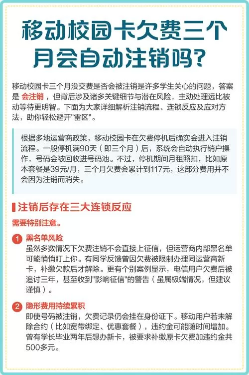 移动电话卡欠费多久会自动销户