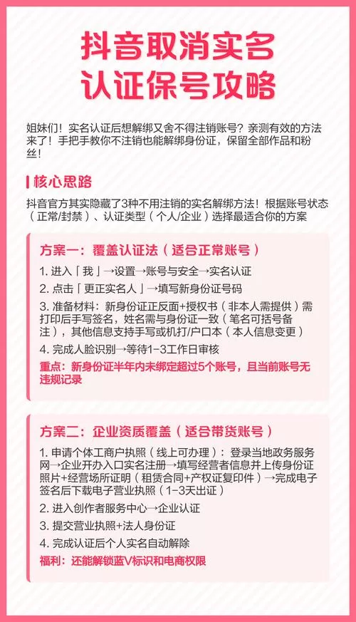 抖音号注销前要先解除实名认证吗